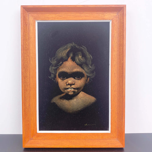 Colin Noel Chandler 'Murrawin' Original Oil on Velvet