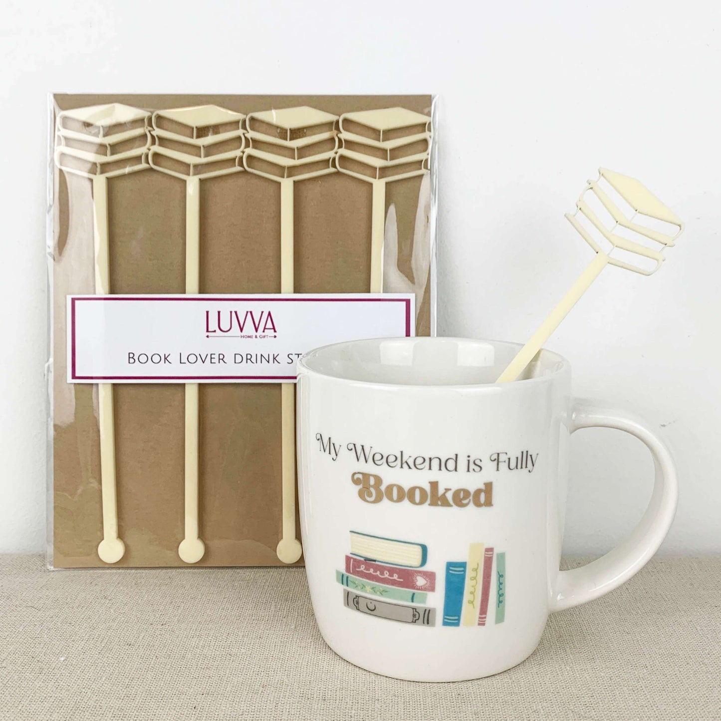 Book Lover Drink Stirrers