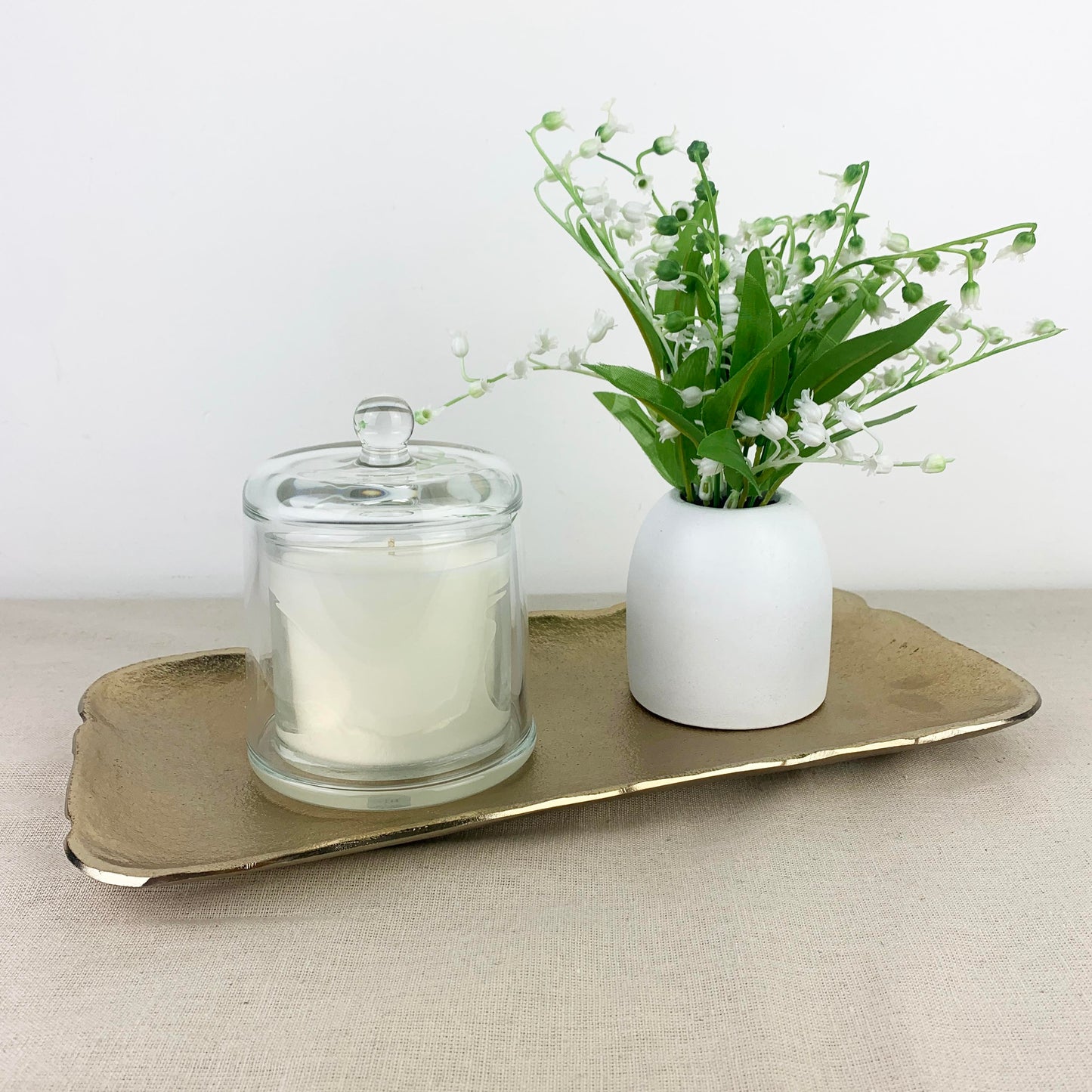 Glass Cloche Scented Candle - French Pear