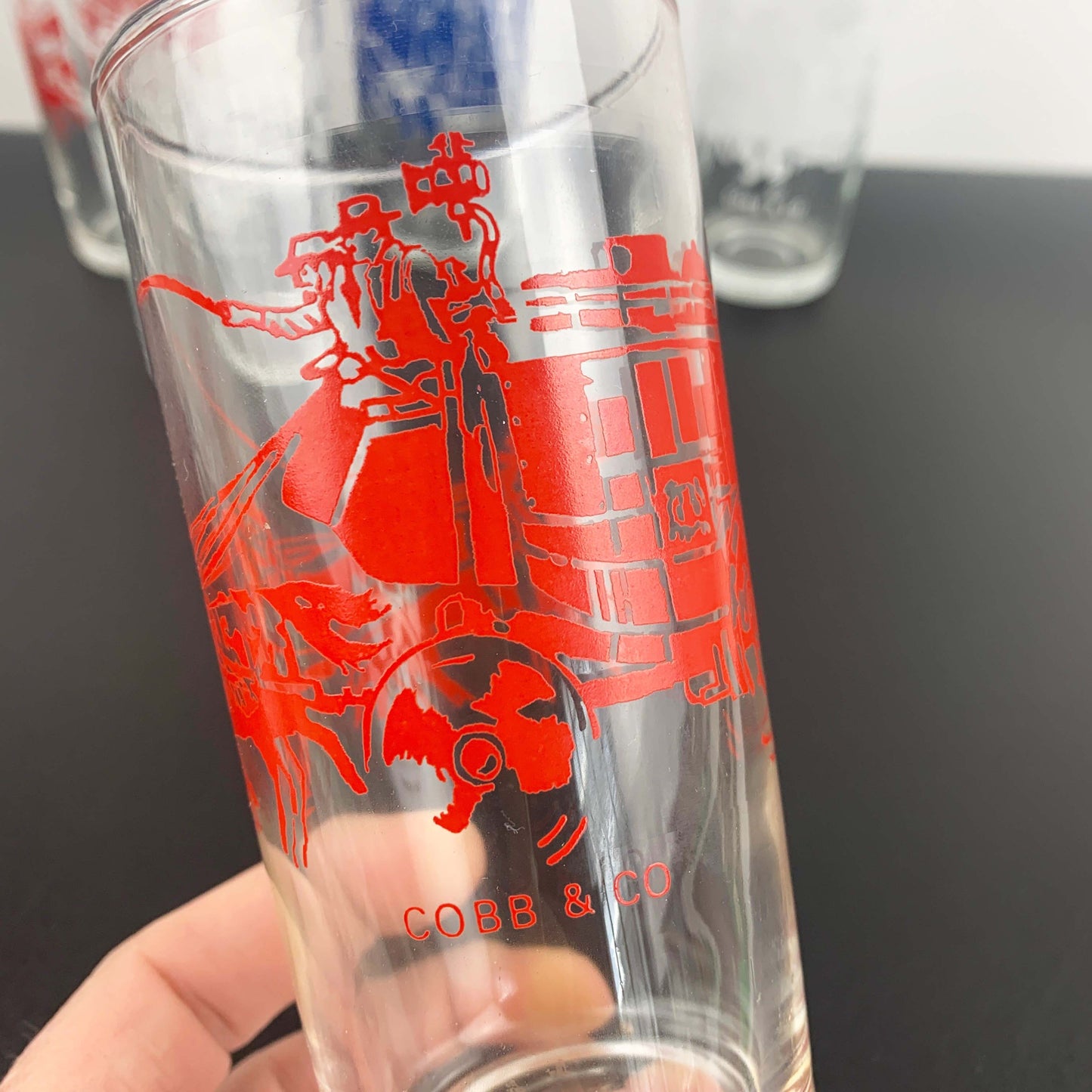 Cobb & Co Stagecoach Promotional Tumbler Set