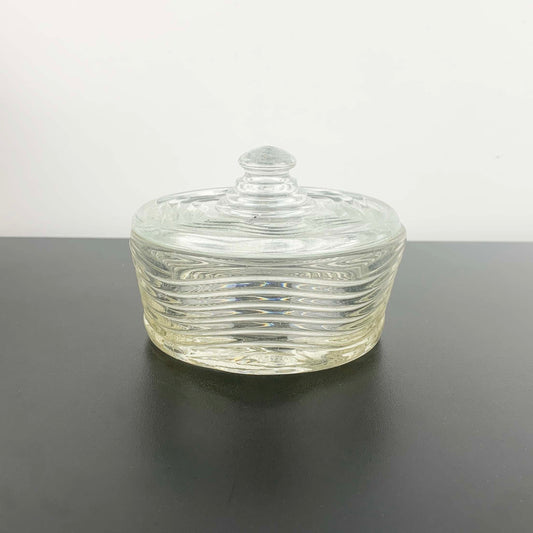 Crown Glass 'Waverley' Lidded Trinket Bowl