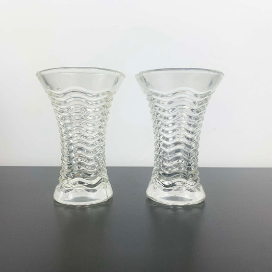Crown Glass 'Waverley' Bud Vase Set
