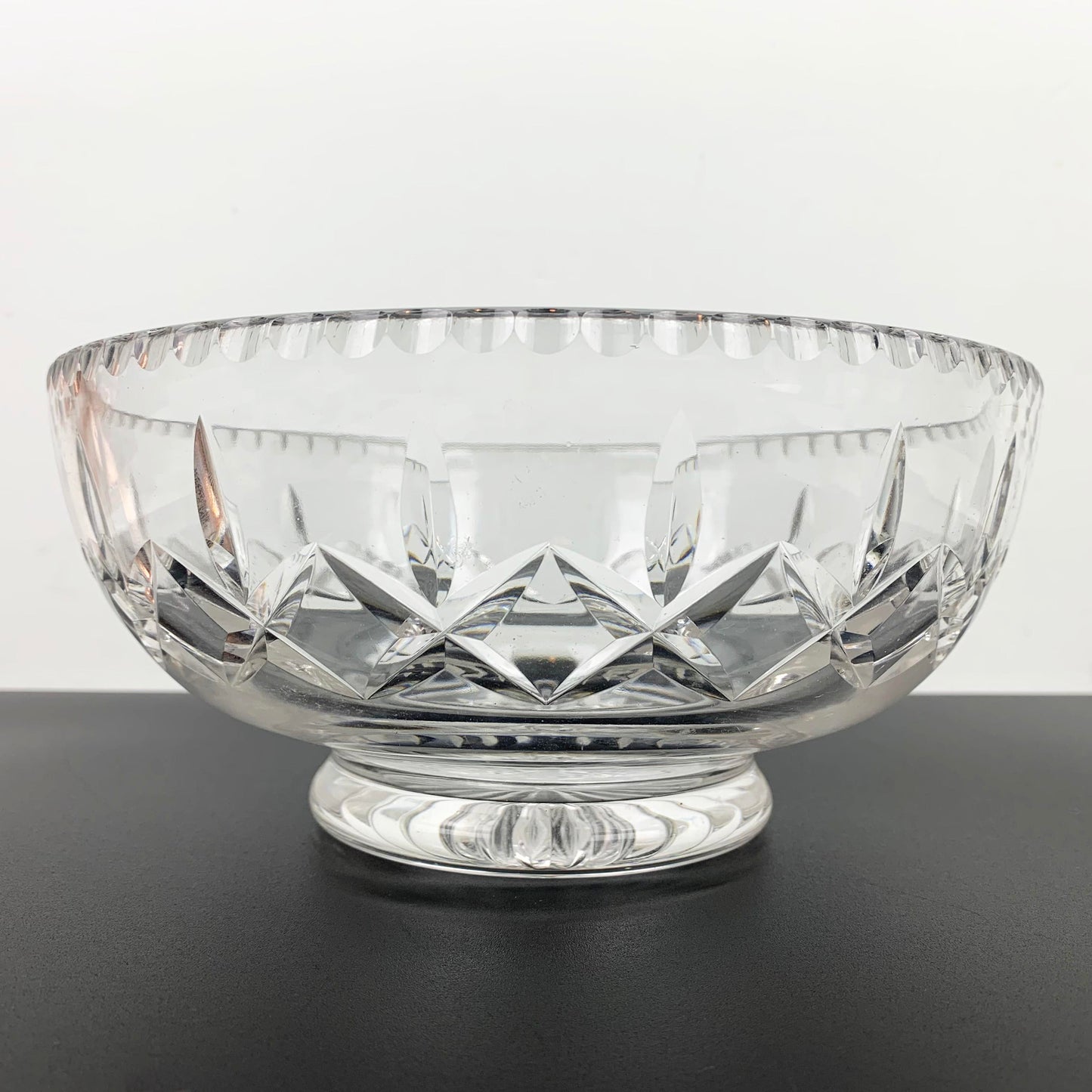 Cut Crystal Footed Bowl