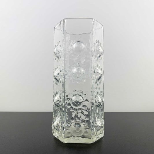 Dartington Crystal 'Nipple' Vase by Frank Thrower 1969