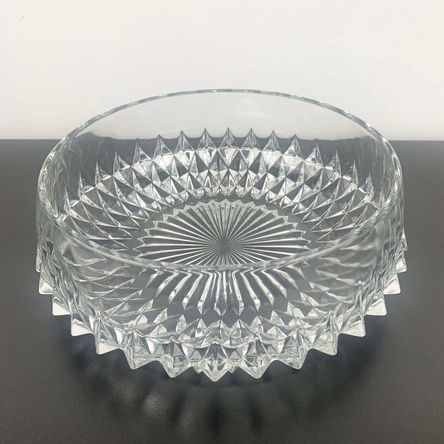 Indiana Glass Diamond Point Large Serving Bowl