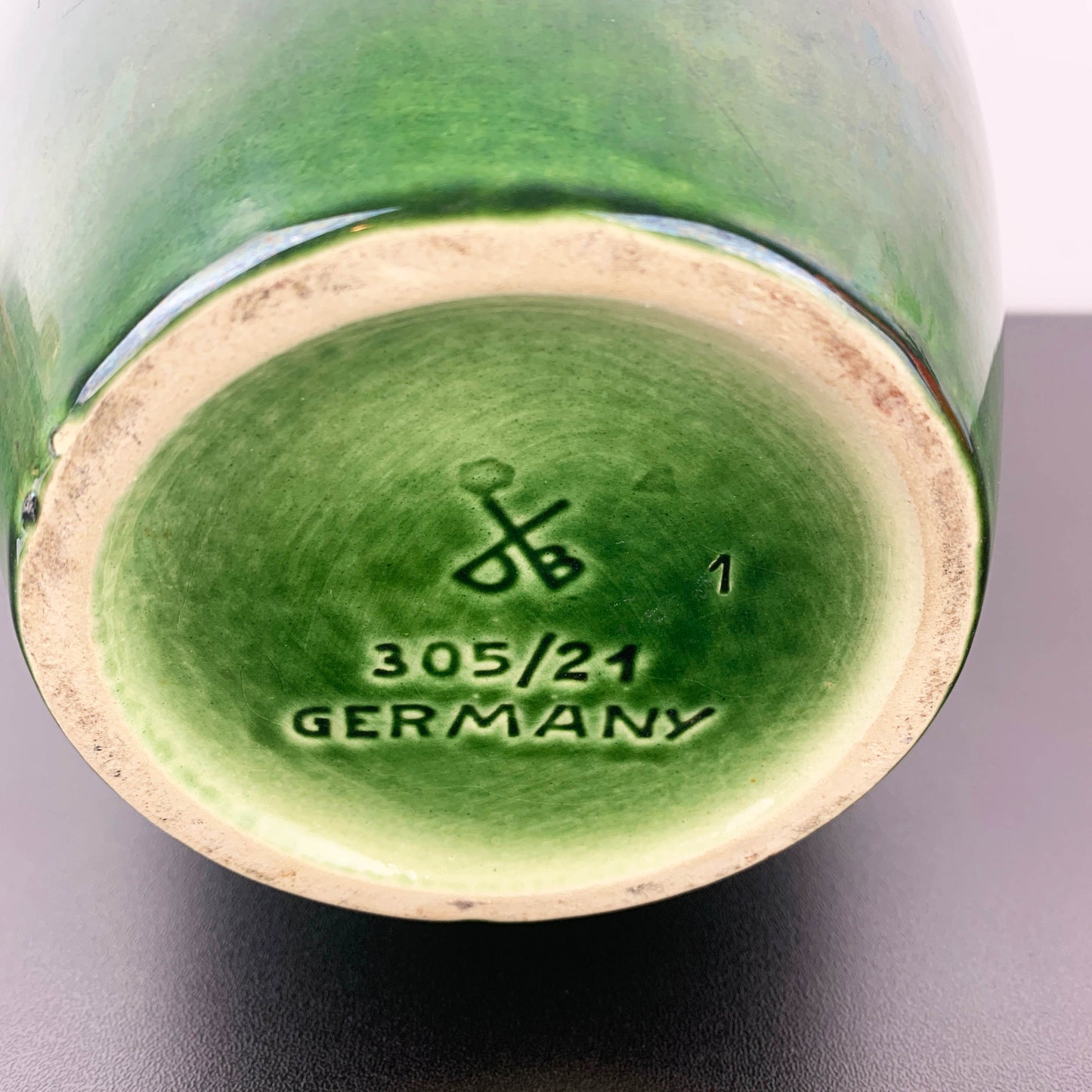 Dümler & Breiden West Germany Turquoise Pottery Jug