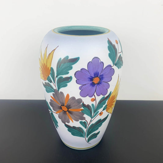 Flora Gouda 'Viola' Hand Painted Vase
