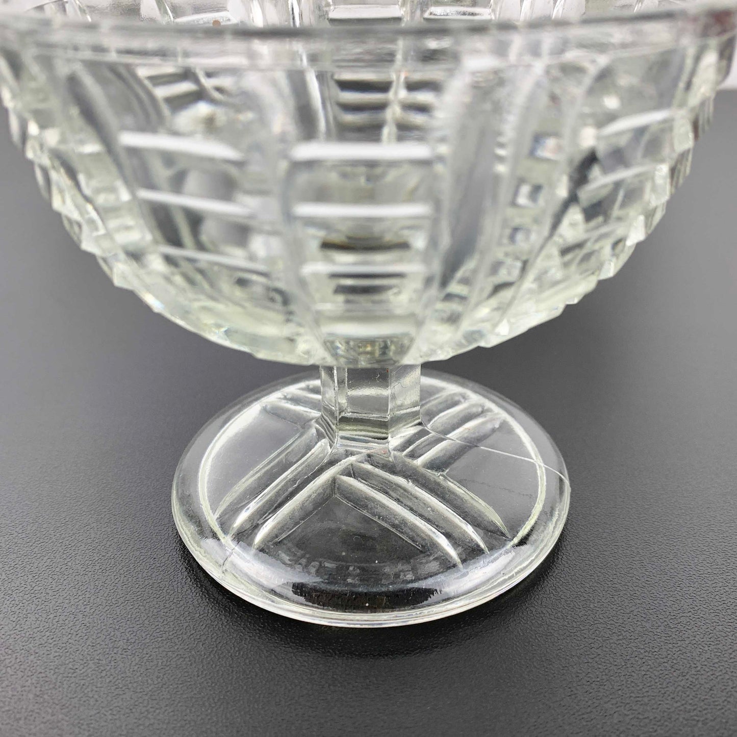 Glass Pedestal Dessert Cup Set