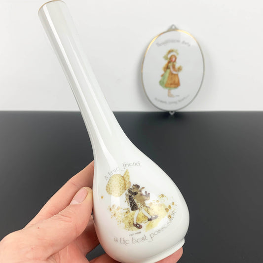 Holly Hobbie Vase and Plaque Set