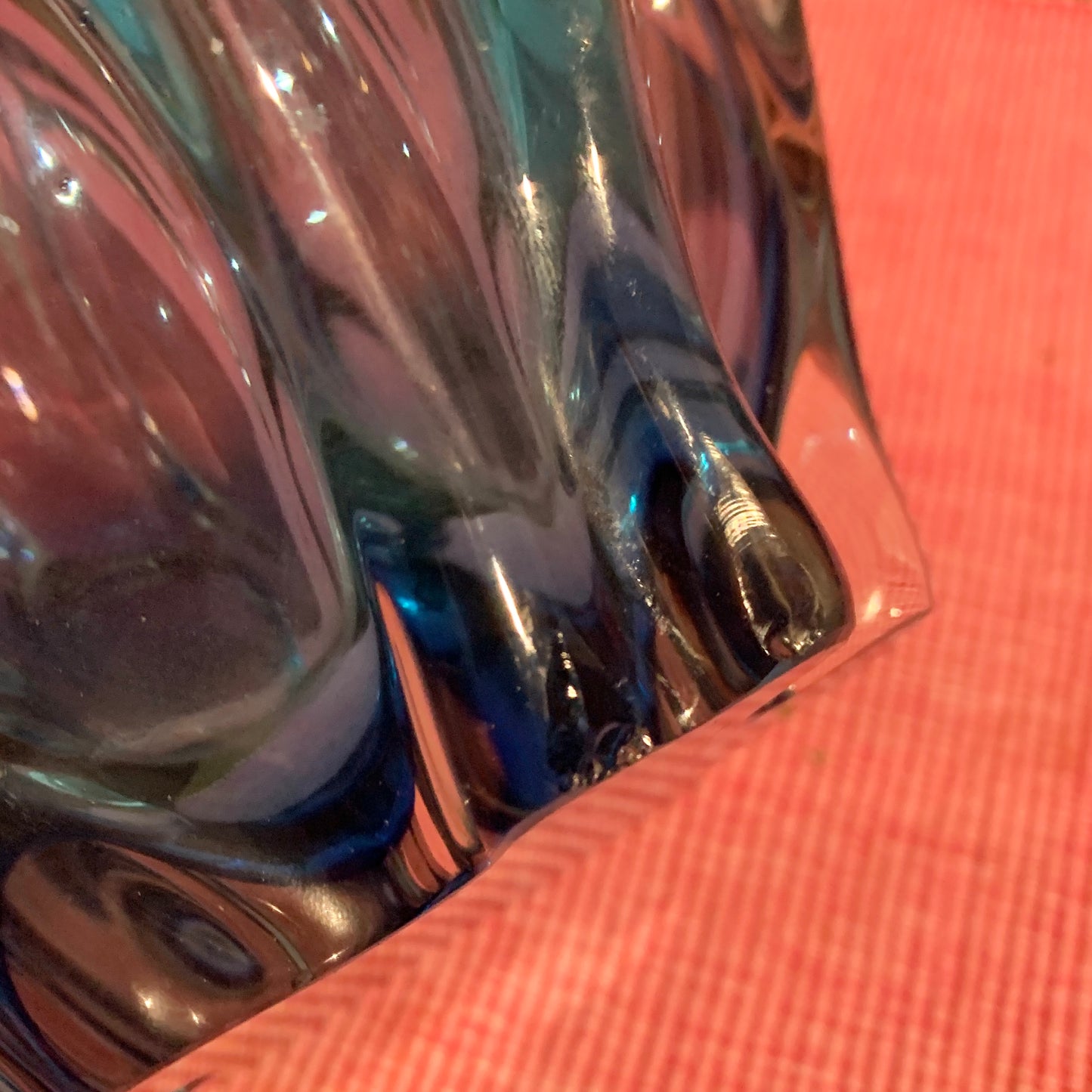 Sanyu Glass Japan Ombre Art Glass Vase
