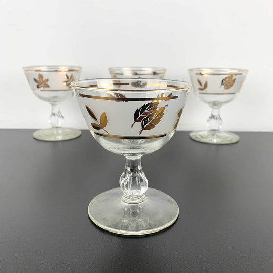 Libbey 'Golden Foliage' Cocktail Glass Set