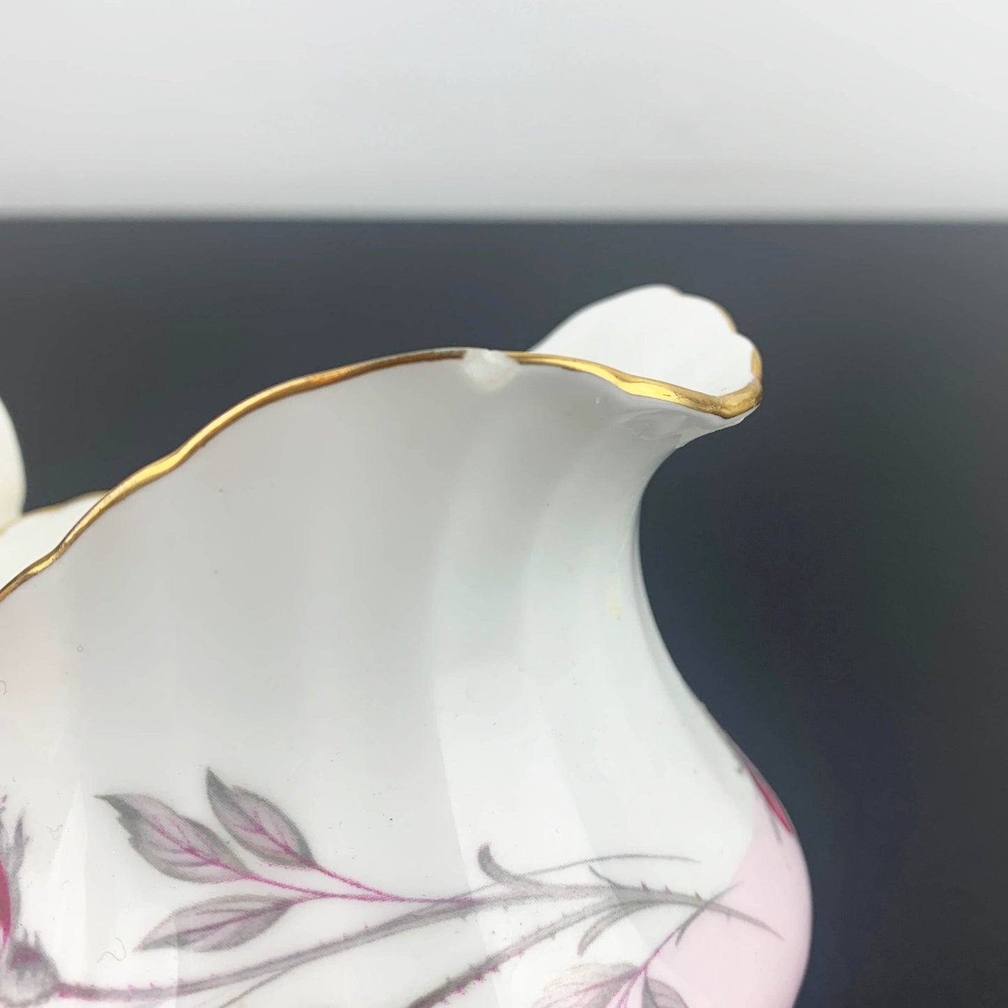 Paragon limited edition pink ombre Fascination sugar and creamer set