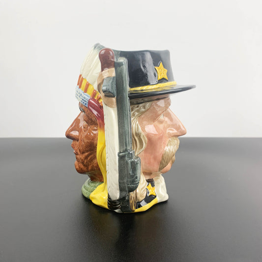 Royal Doulton Double Sided Character Jug 'The Battle of Little Big Horn'