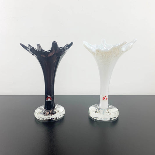 Studiolasi Finland Freeform Art Glass Bud Vase