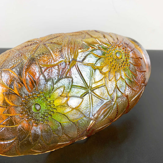 Indiana Glass Carnival Glass 'Lily Pons' Relish Dish