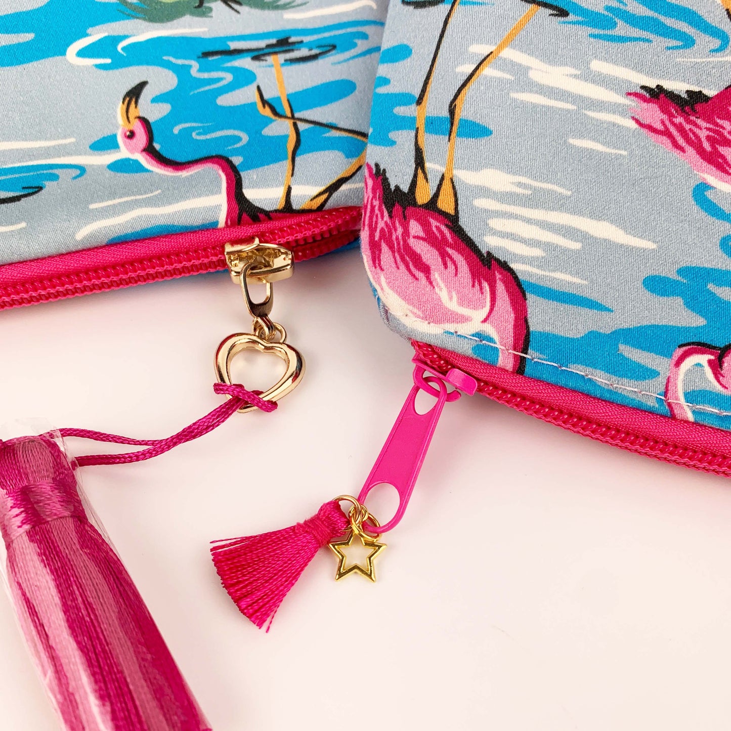 Tropical Flamingo Makeup & Cosmetics Pouch