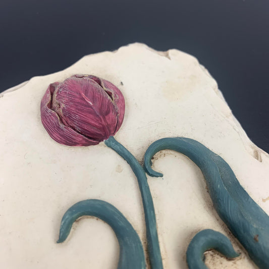 Tulip Botanical Wall Plaque
