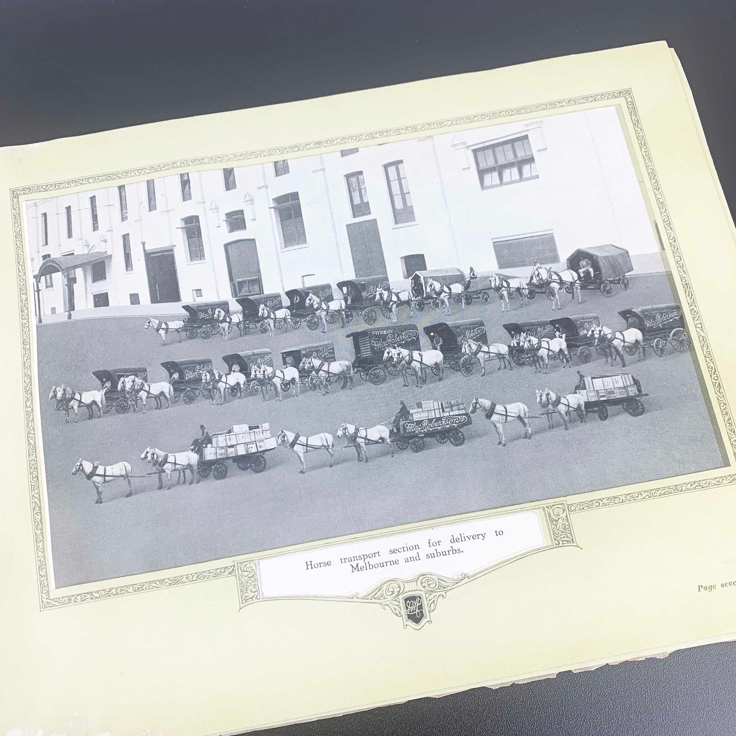 MacRobertson Original 1921 Industrial Pictorial 'A Young Man and a Nail Can'