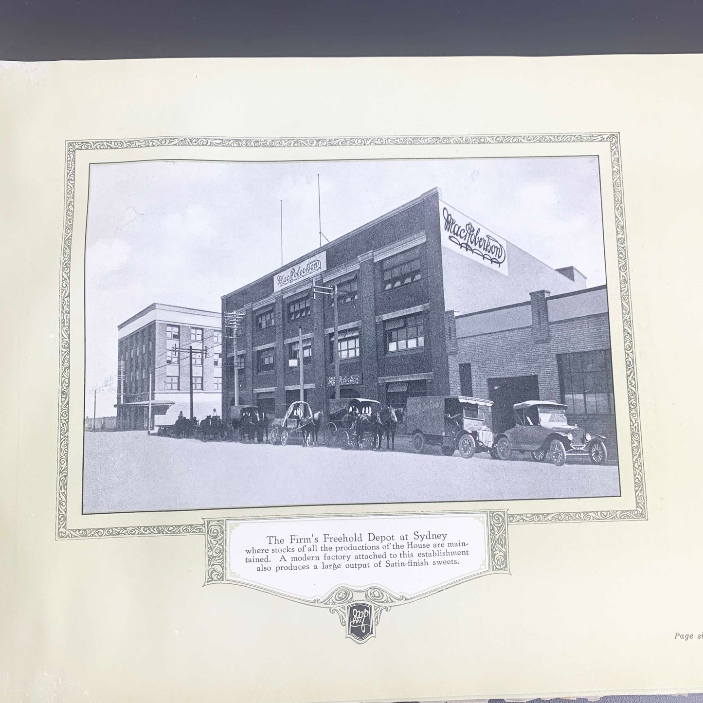 MacRobertson Original 1921 Industrial Pictorial 'A Young Man and a Nail Can'