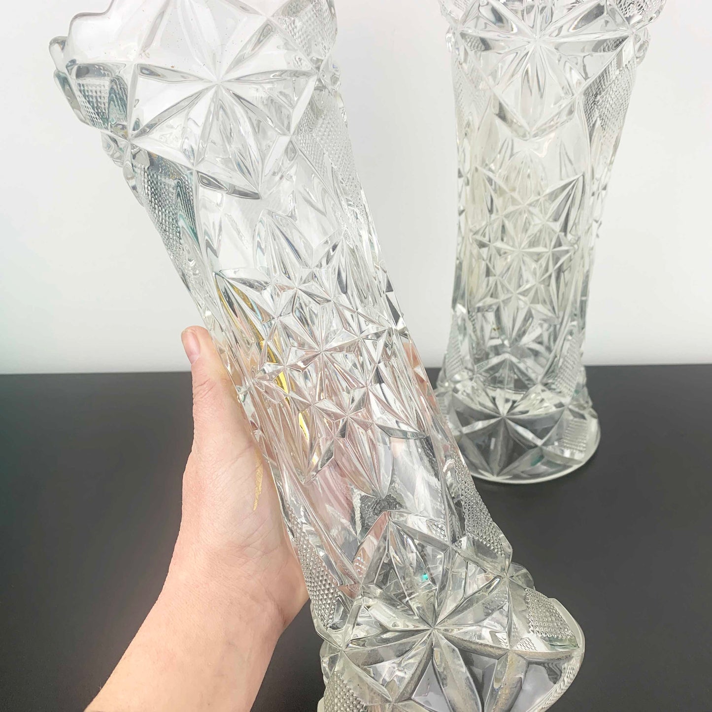 Josef Inwald Art Deco Glass Vase, c.1920s (Model 7397)