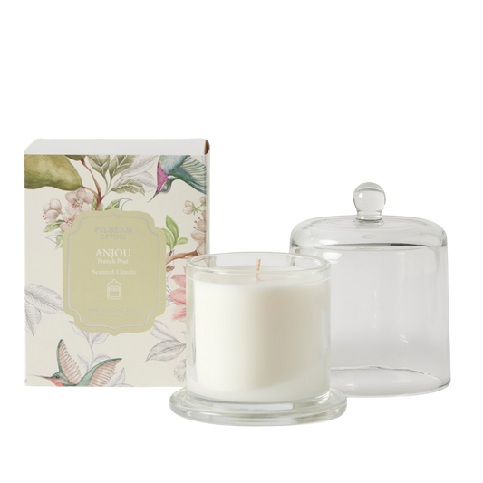 Glass Cloche Scented Candle - French Pear