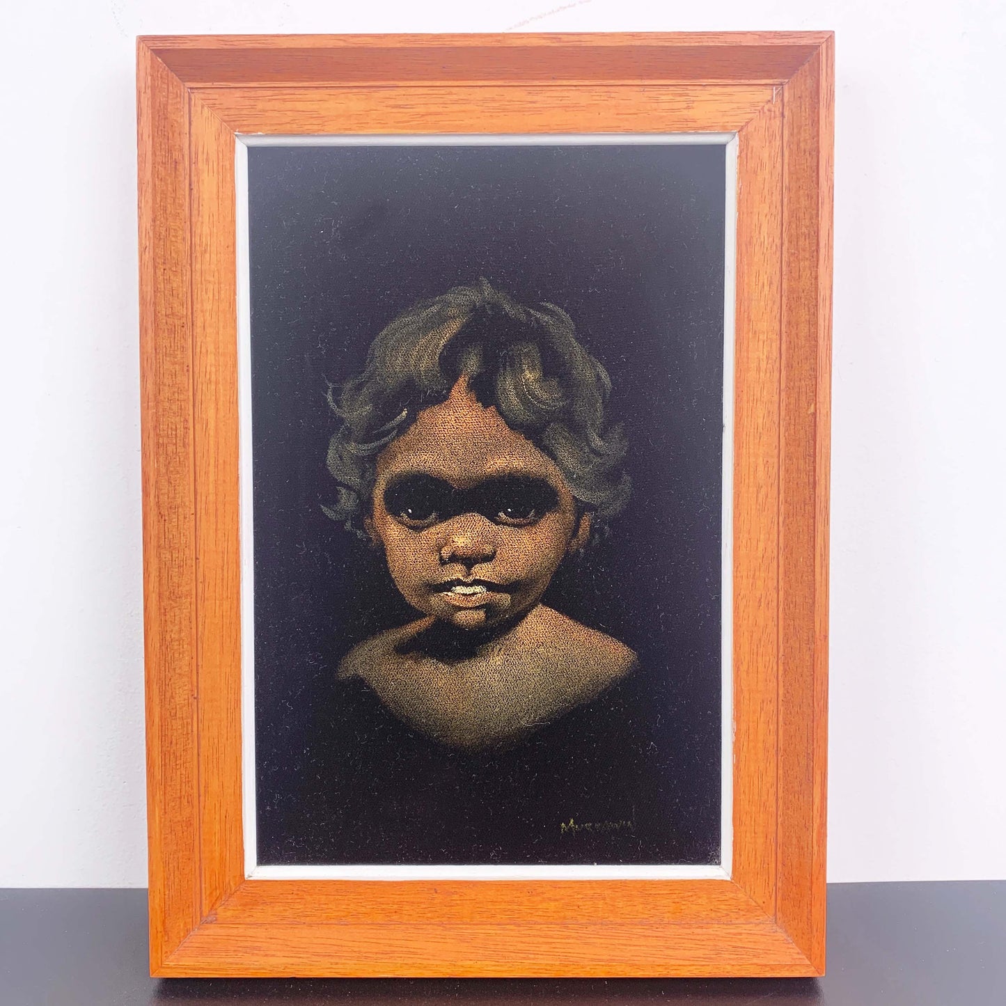 Colin Noel Chandler 'Murrawin' Original Oil on Velvet