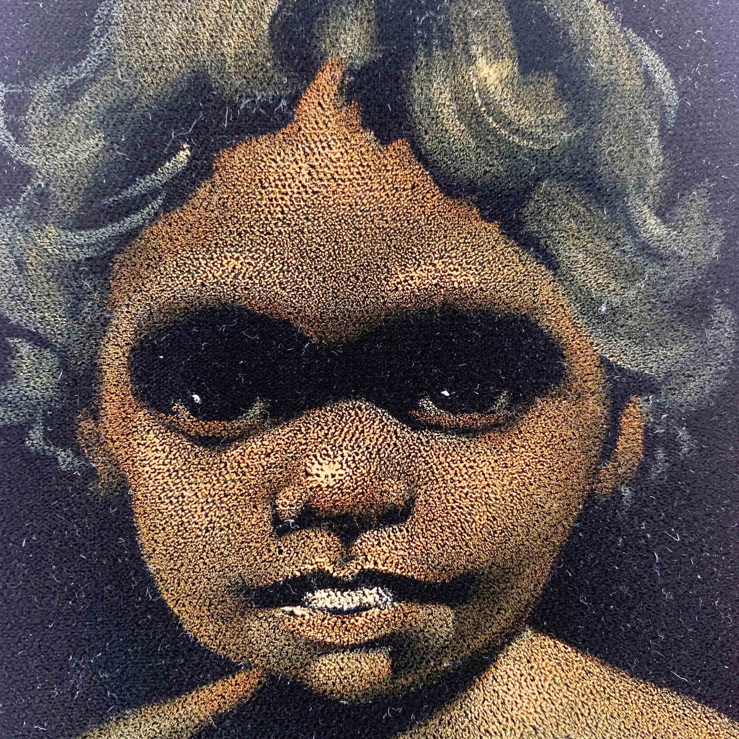 Colin Noel Chandler 'Murrawin' Original Oil on Velvet