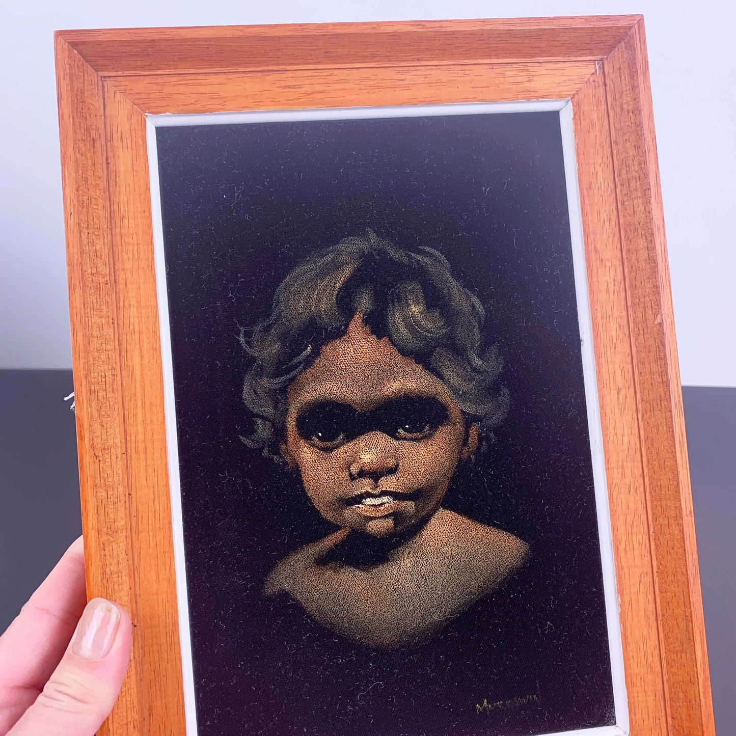 Colin Noel Chandler 'Murrawin' Original Oil on Velvet