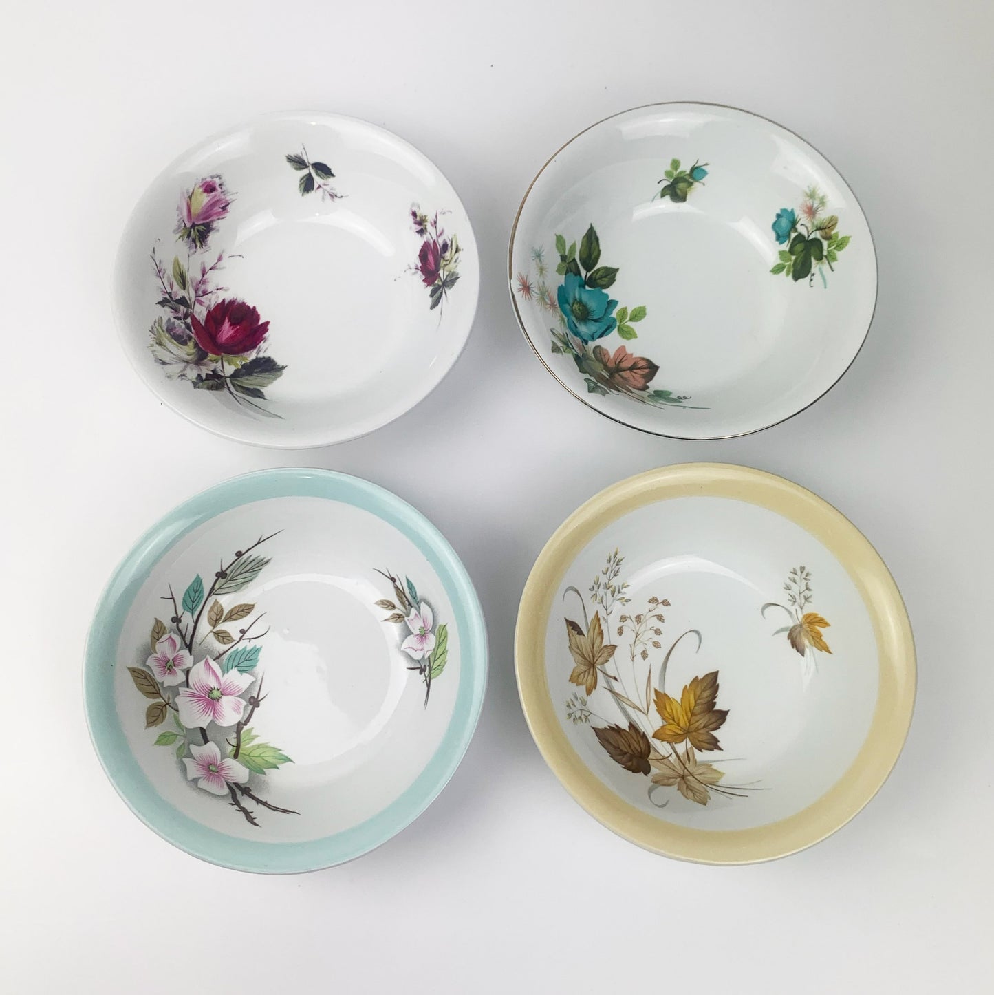 Alfred Meakin England mismatched bowl set