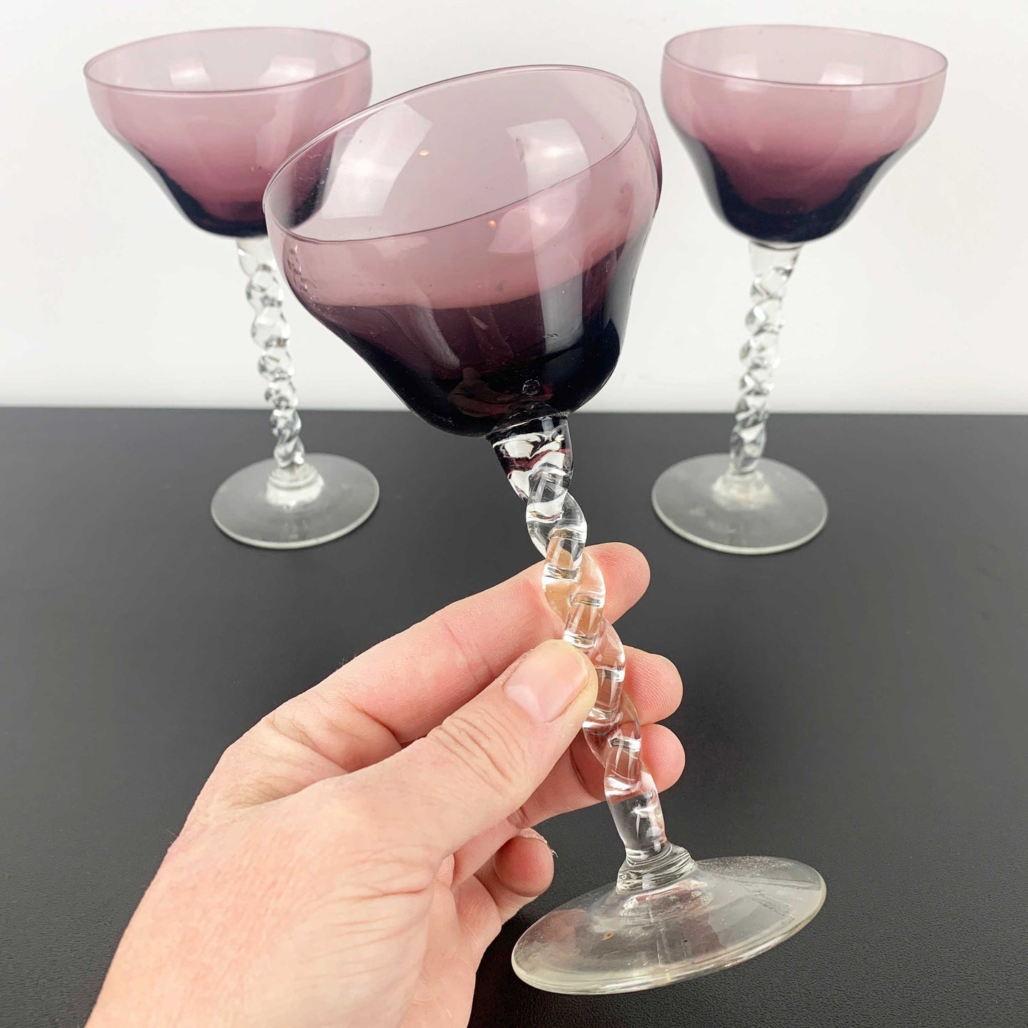Amethyst Aperitif Glass Set