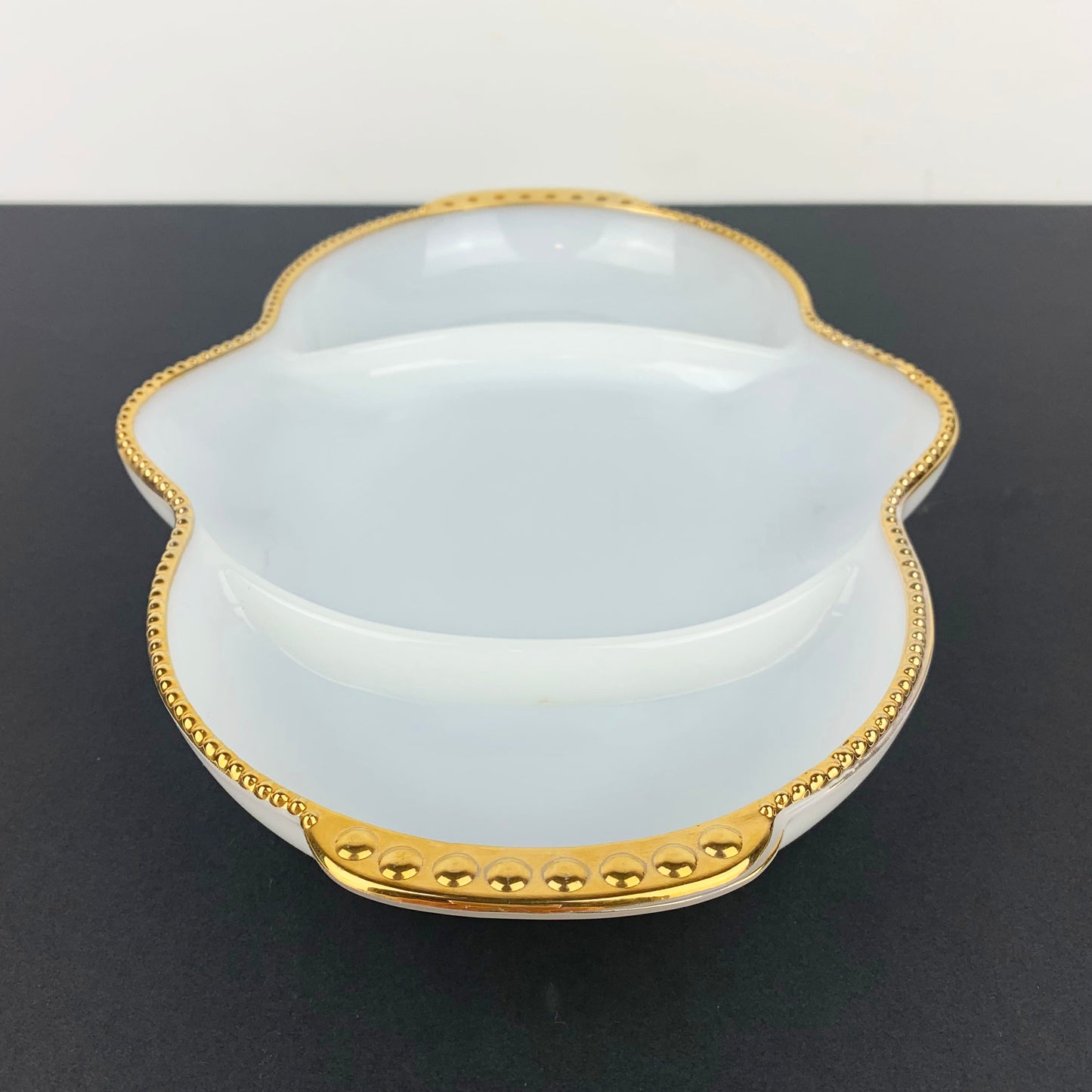 Anchor Hocking 50th Anniversary 22k Gold Appetiser Tray