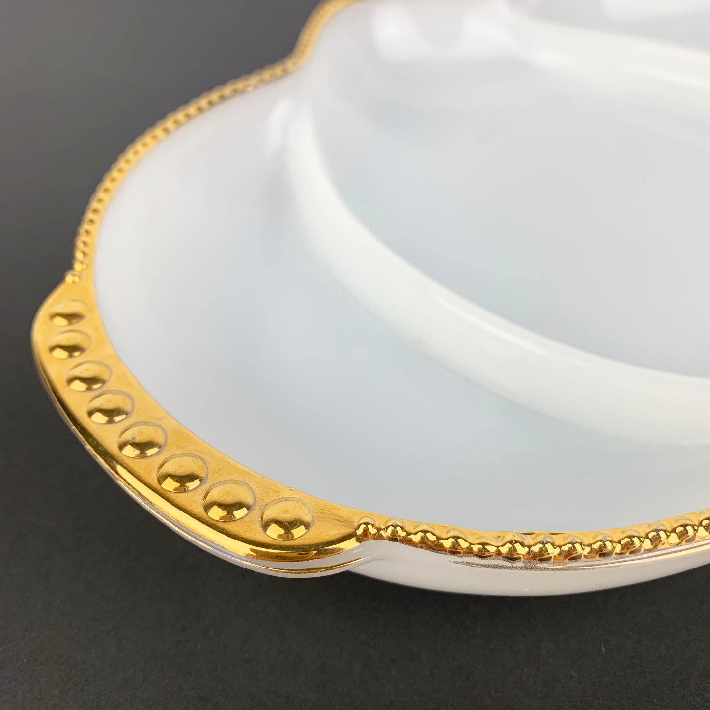 Anchor Hocking 50th Anniversary 22k Gold Appetiser Tray