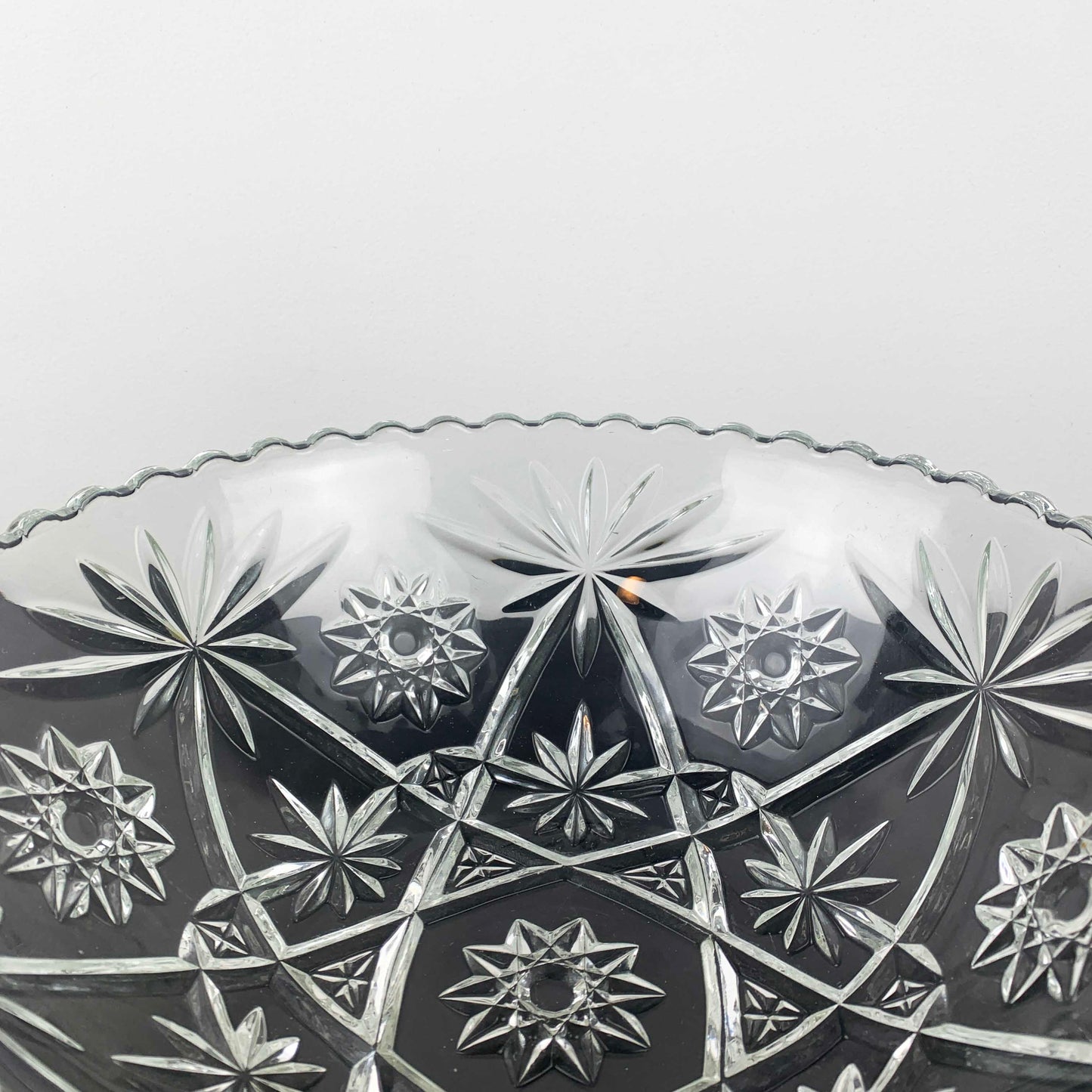 Anchor Hocking Prescut 'Star of David' Large Bowl