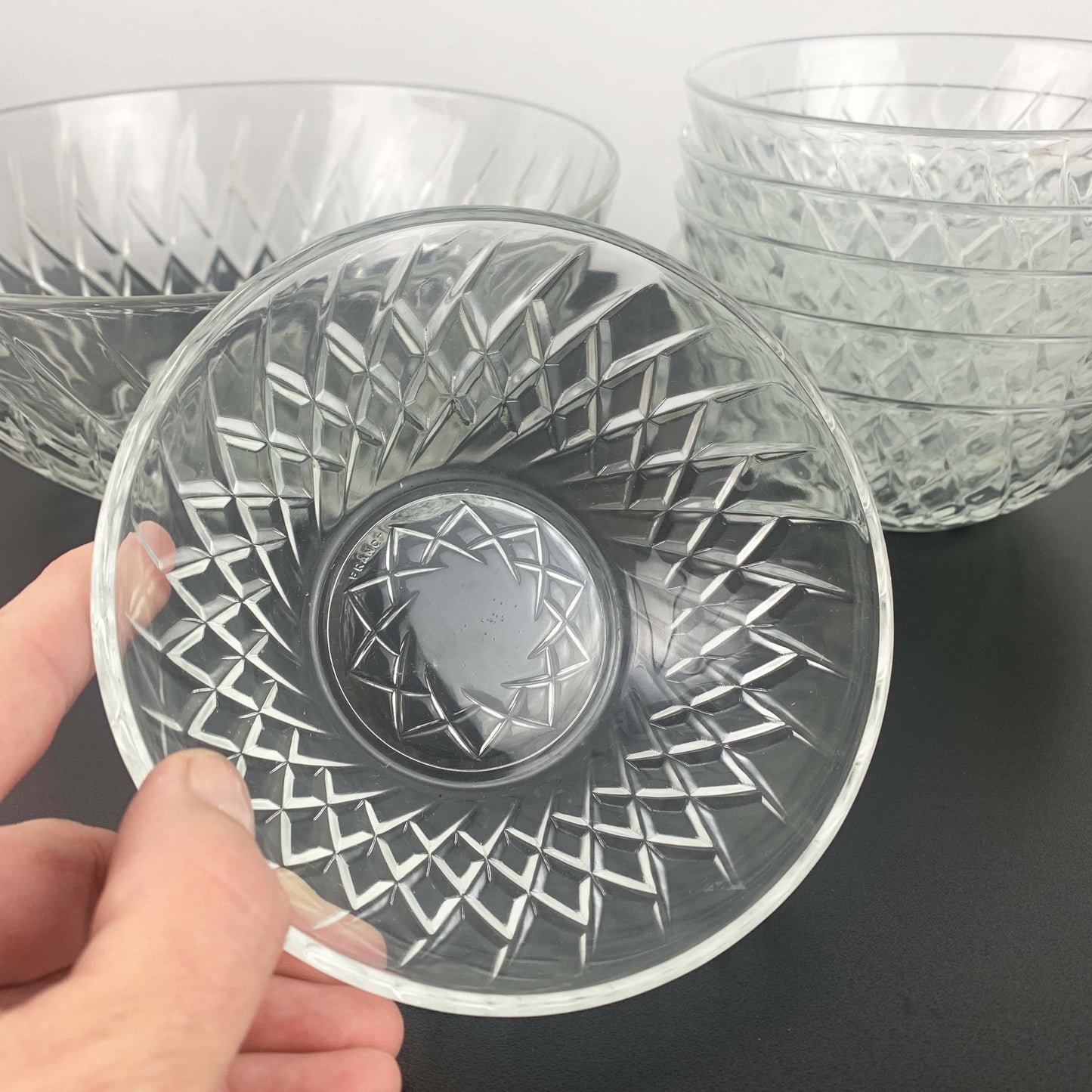 Arc France 'Aiguille' Dessert Bowl Set