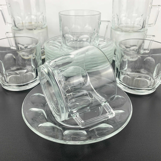 Arcoroc 'Petale' Cup and Saucer Set