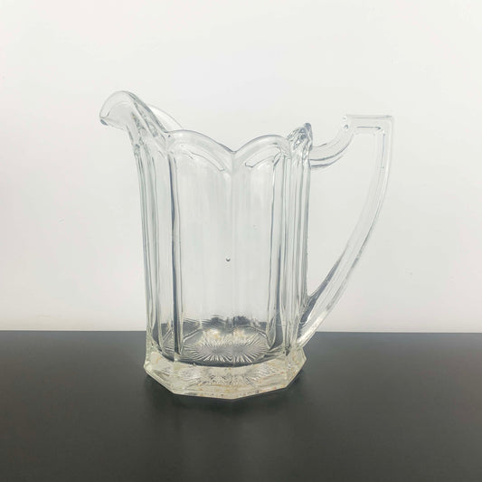 Chippendale glass pitcher