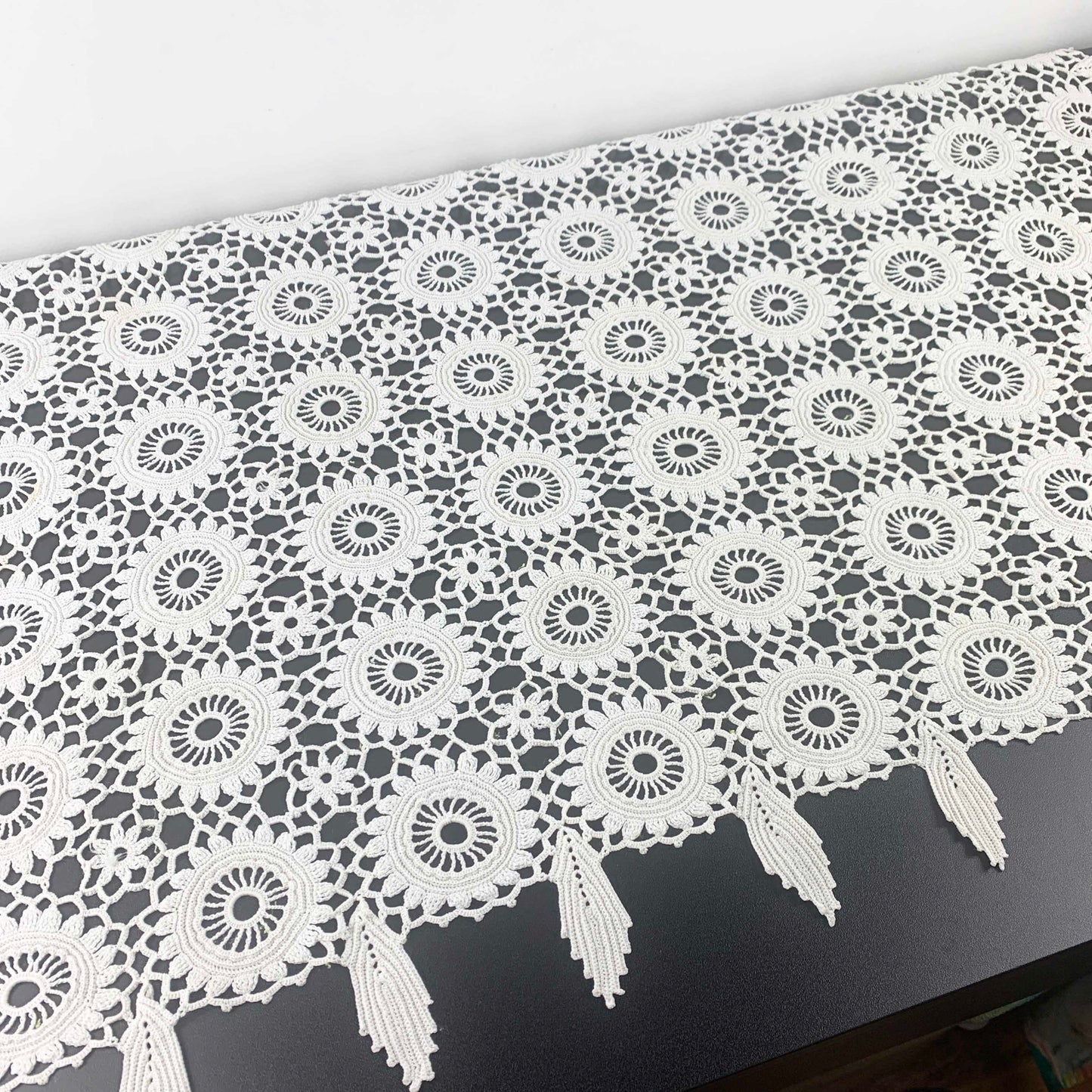 Art Deco Lace Crochet Supper Cloth