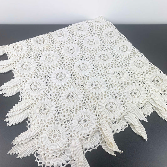 Art Deco Lace Crochet Supper Cloth