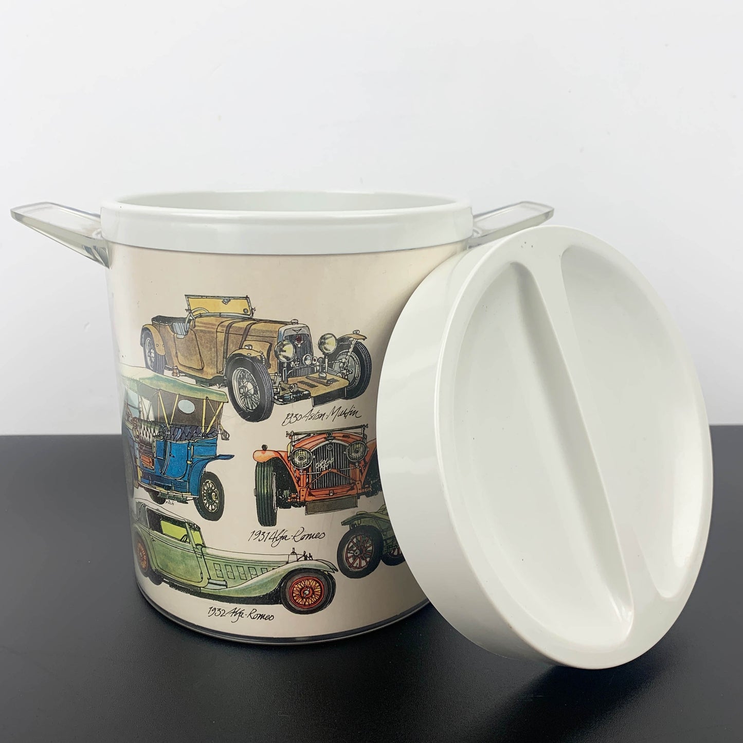Retro Automobiles Plastic Ice Bucket