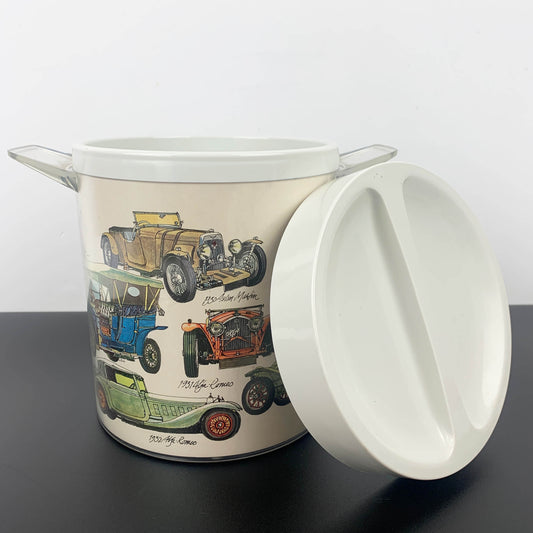 Retro Automobiles Plastic Ice Bucket