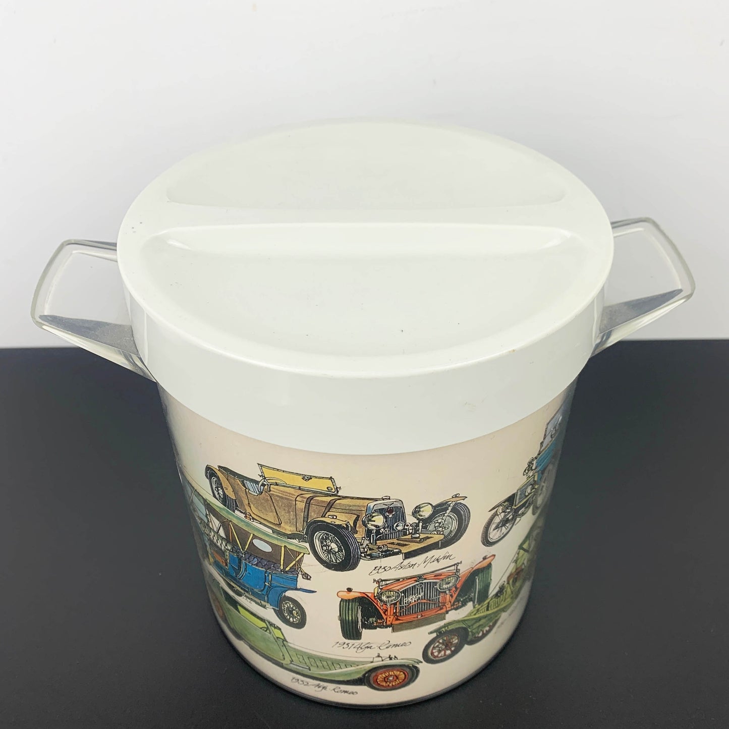 Retro Automobiles Plastic Ice Bucket