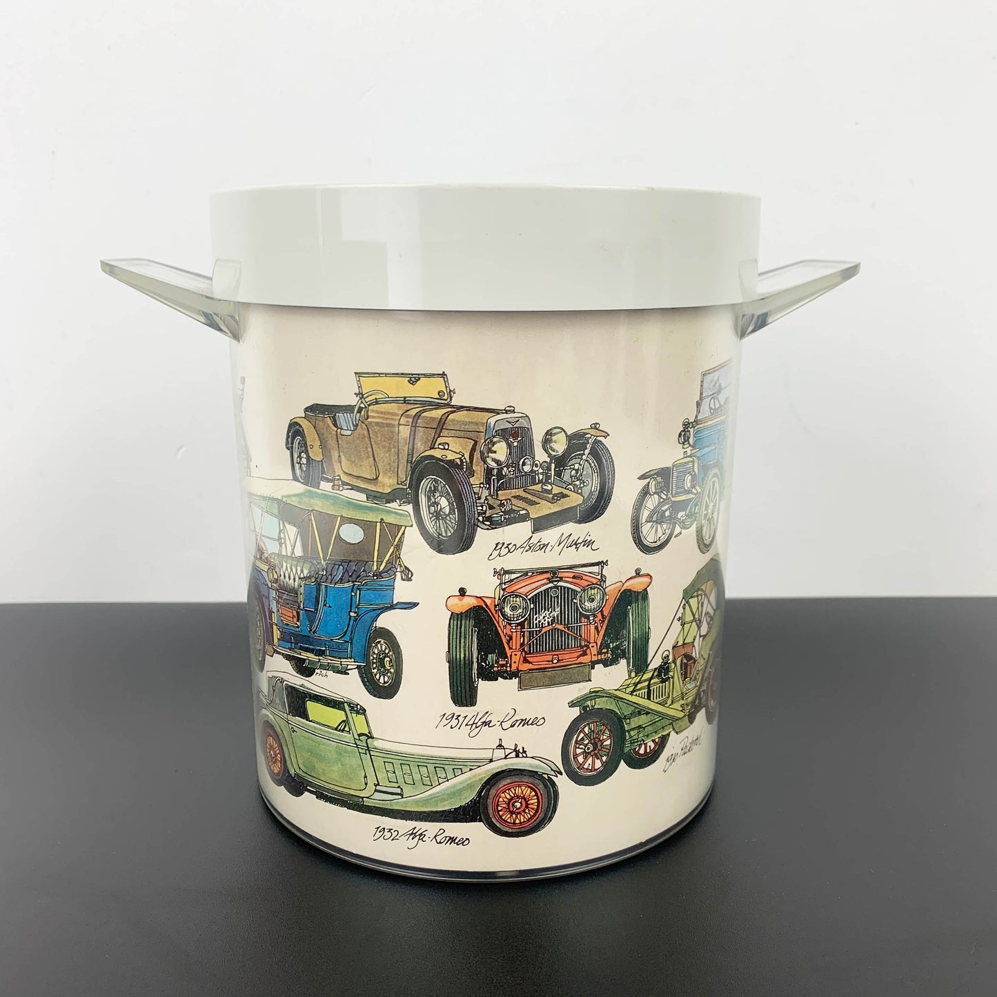 Retro Automobiles Plastic Ice Bucket