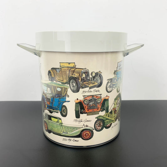 Retro Automobiles Plastic Ice Bucket