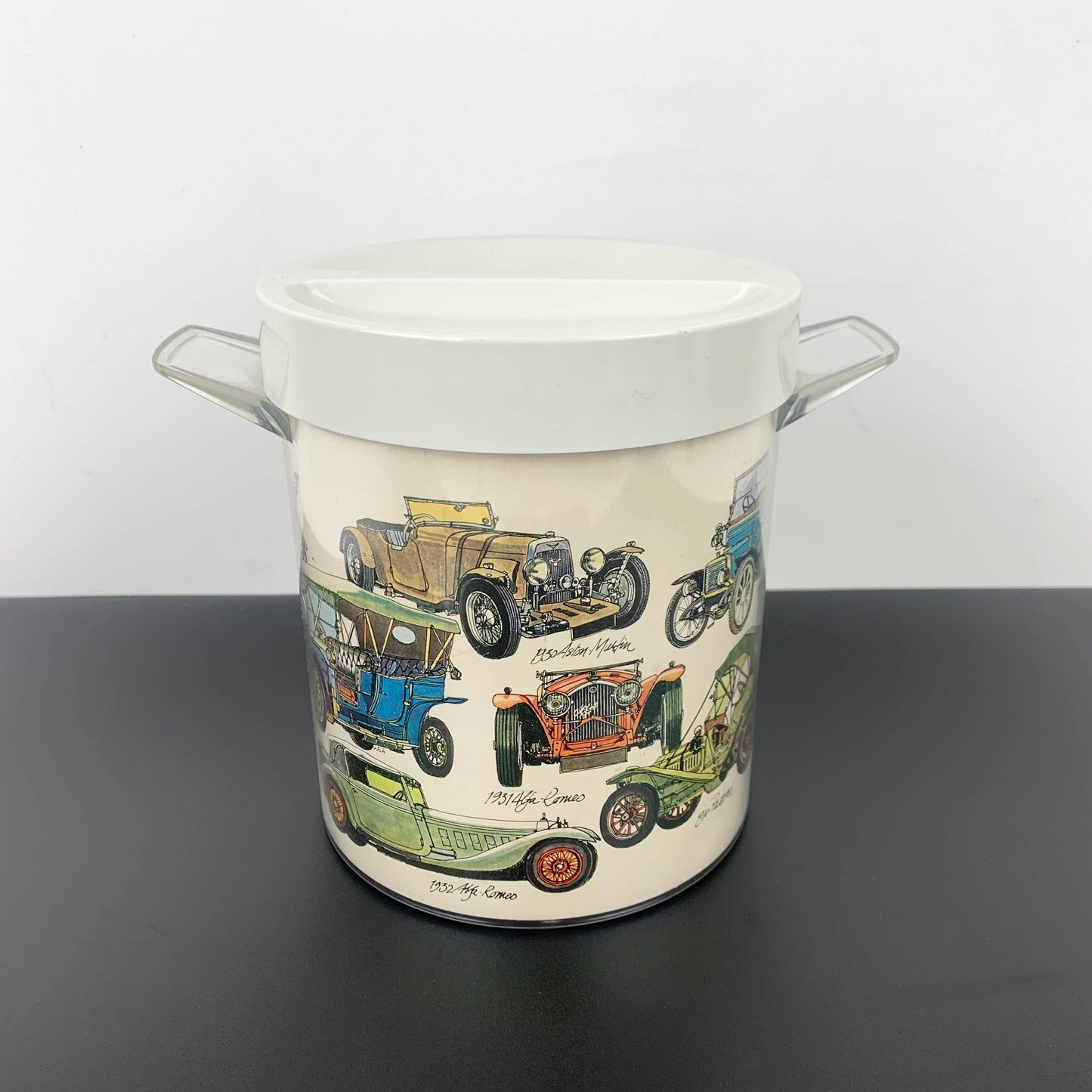 Retro Automobiles Plastic Ice Bucket