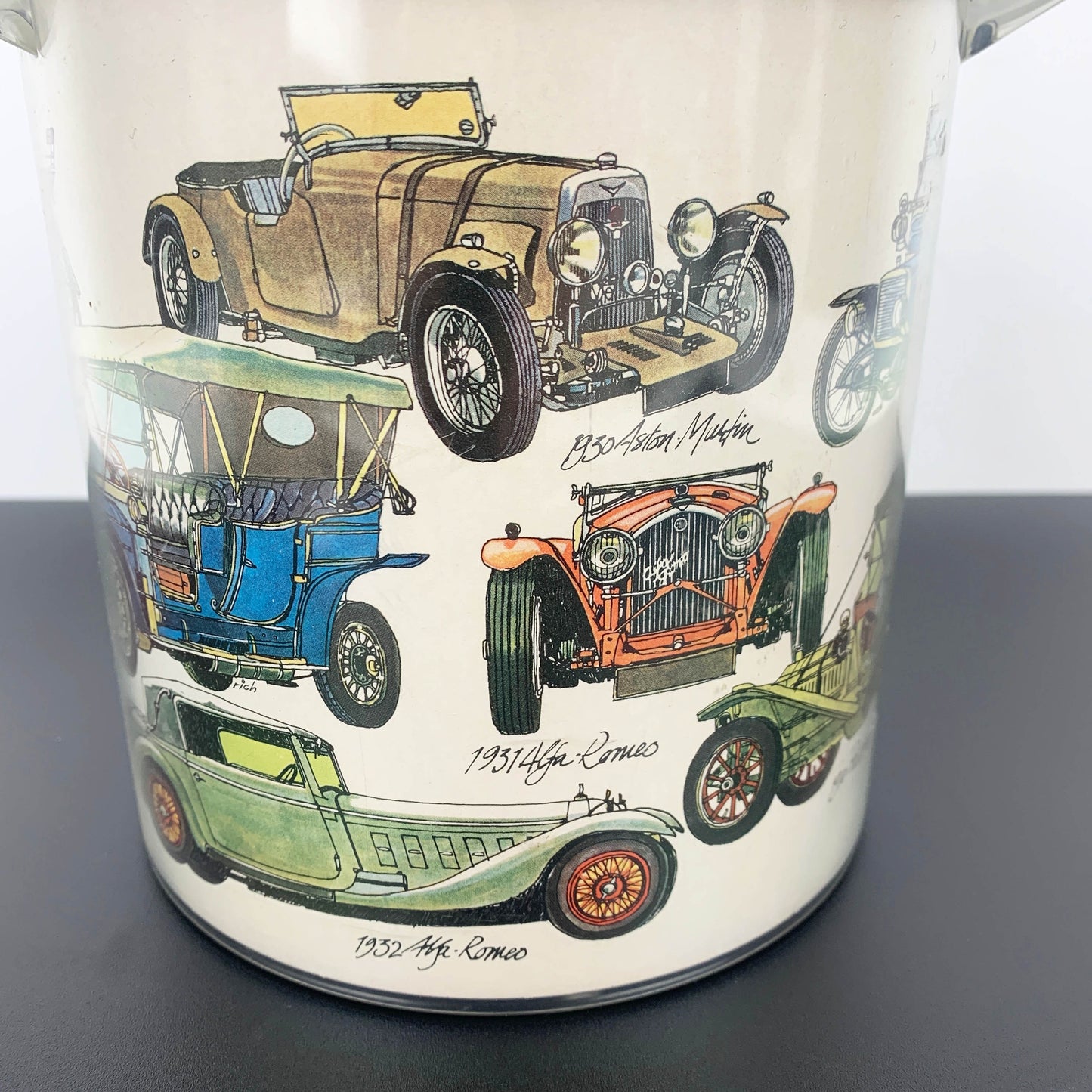 Retro Automobiles Plastic Ice Bucket