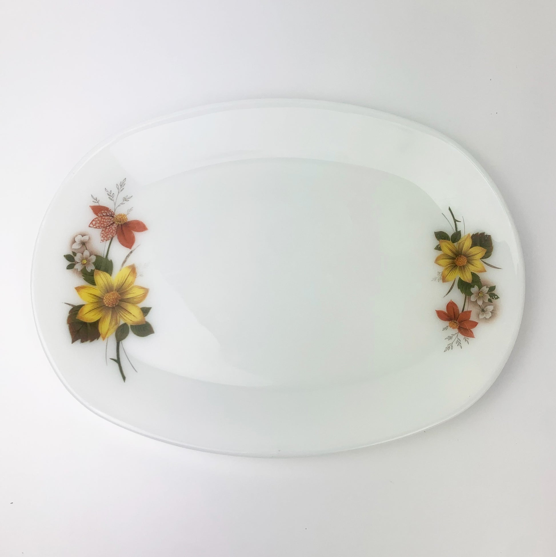 Pyrex England Autumn Glory Oval Platter