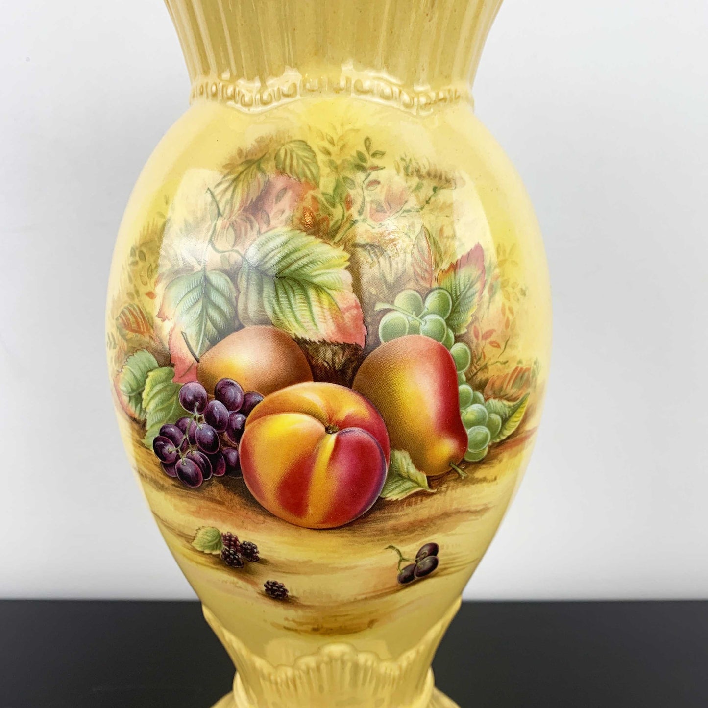 Aynsley 'Orchard Gold' large Windsor vase