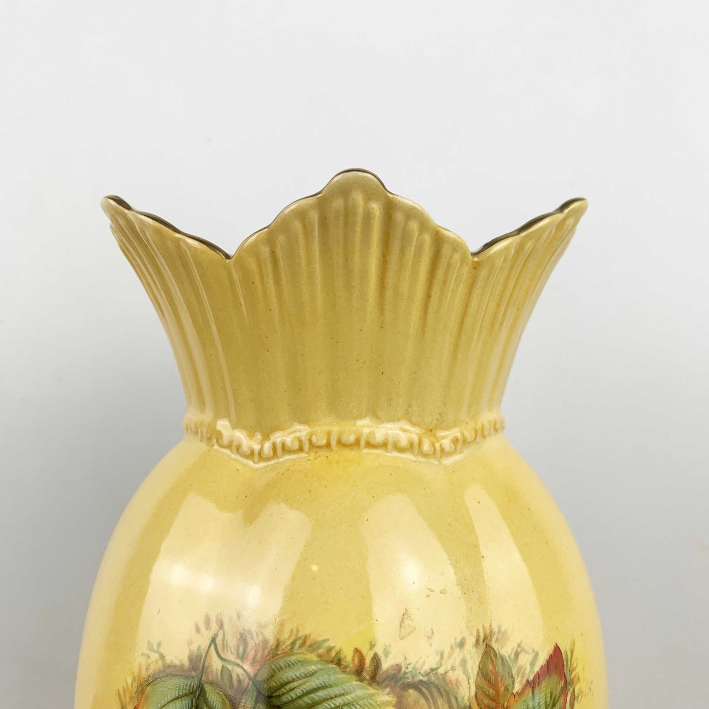Aynsley 'Orchard Gold' large Windsor vase