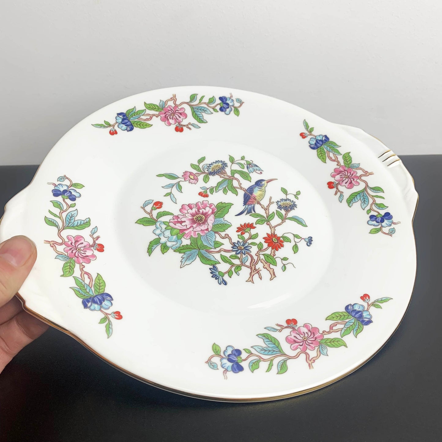 Aynsley 'Pembroke' Double Handled Cake Plate