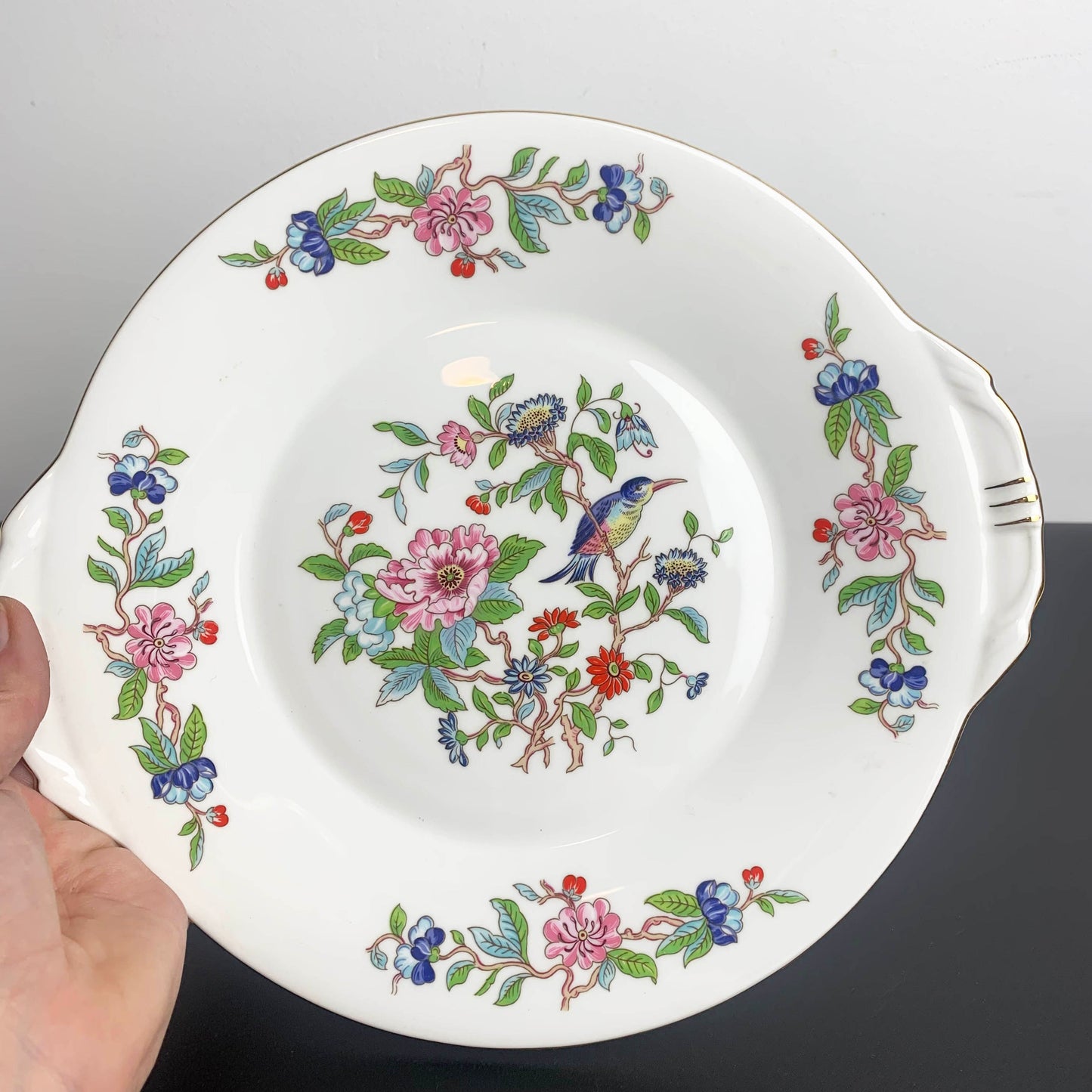 Aynsley 'Pembroke' Double Handled Cake Plate